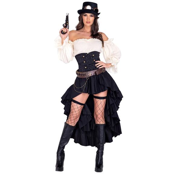 NEW Steampunk Sexy Seductress Costume Size Medium - Picture 4 of 6